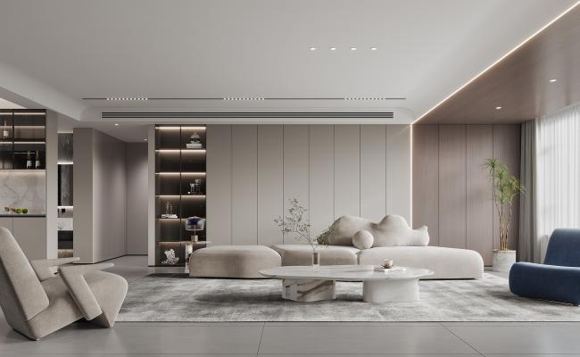 現代極簡高級灰平層